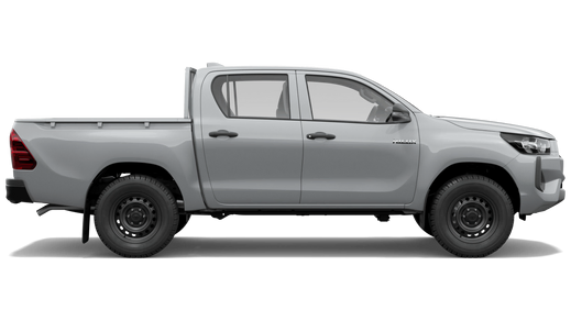 Toyota 2024 Hilux WorkMate Double-Cab Pick-Up 4x4 silver